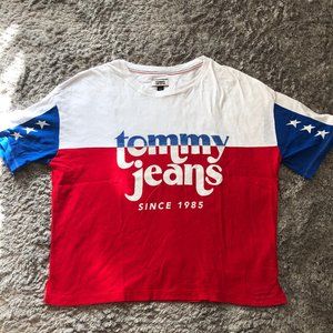 TOMMY HILFIGER Women's Vintage Cropped T-Shirt